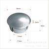 Tapón Rectangular Cromado para Tubo, Tapón Cuadrado Liso para Tubo, Tapón Redondo Electroplateado para Tubo, Tapón para Tubo Chapado en Agua, Tapa de Tubo Electroplateada, Tapón Hueco