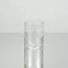 Taza de Vidrio Recta de Pared Delgada de Alto Borosilicato Resistente al Calor Frasco Sellado Almacenamiento Portavelas de Aromaterapia Adornos Casero