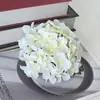 Cabezas de flores de hortensia artificiales hechas de tela no tejida, adecuadas para decoraciones de césped de bodas, arreglos florales y escaparates de tiendas