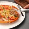 Cortador de Pizza Multifuncional de Acero Inoxidable Espátula Triangular para Queso Cuchillo para Alimentos y Panqueques Herramienta para Hornear Cuchillo de Rodillo Pan