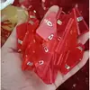 Clip de Triángulo de Color Transparente de Plástico Papelería Multifuncional Estudiante Clip para Borde de Papel de Examen Libro Ángulo Clip para Archivo Artefacto Anti-rodamiento