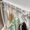 Gancho de Trilho Deslizante para Cozinha Armário Porta Traseira Armazenamento Gancho Adesivo Fila de Ganchos Cabide sem Furo Adesivo Forte Prateleira de Armazenamento Adesivo