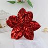 Popular Transfronterizo 30cm Decoración de Flores Navideñas al por Mayor Flores Artificiales Colgantes Multicolores Accesorios para Árbol de Navidad Flores de Navidad