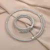 Moda Europeia e Americana Personalidade Versátil Geométrico Redondo Conjunto Cruzado Fronteira Retrô Tendência Exagerado Design Pulseira e Corrente para Clavícula