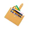 Bolso Clutch de Cierre a Presión Simple Nuevo de Verano, Funda Cartera para Licencia de Conducir y Tarjetas Bancarias, Cartera Compacta Multicapa para Tarjetas