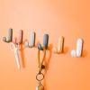 [J Boxed] J Hook Nordic Adesivo sem pregos para cozinha Gancho sem costura Gancho para porta de casa