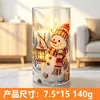 Velas Electrónicas Navideñas Velas LED Antifalsificación Decoración para Fiestas de Cumpleaños Luces de Ambiente Lámpara de Iluminación Exterior con Control Remoto Fija