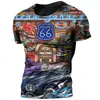 2022 nueva camiseta estampada de comercio exterior más vendida impresión digital 3D manga corta Top para hombre estilo callejero fabricantes de origen