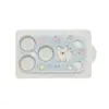 Protector de lente lindo de dibujos animados plateado brillante, simple y nuevo, adecuado para Apple 17P/17PM/18P/18PM