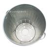Incinerador Transfronterizo de 75L Exterior Redondo Grande de Hierro Galvanizado Tapa abatible Cubo de Incineración de Basura Incinerador de Hojas