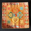 Tapete de Tecido do Xizang, Tapete para Instrumentos Rituais, Vajra Cruzado com Pilão, Tapete para Pilão de Sino, Tapete para Rituais Tântricos, Mouse Pad de Tecido Antiderrapante Estilo Étnico