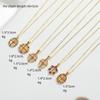 Collar de clavícula con colgante de circonita de viento frío superventas transfronterizo, temperamento de nicho, diseño exquisito de Guanyin, joyería para mujer