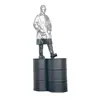 Decoración moderna minimalista de aleación de zinc para modelo de habitación, oficina de ventas, sala de estar, entrada, manualidades artísticas