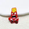 Parche Adhesivo Suave de PVC Fuerza Secreta de la Mente Carcasa de Teléfono Móvil Flor para Zapato Accesorios para Sombrero de Paja Accesorios Hechos a Mano DIY Parche