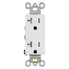 Serie norteamericana Toma de corriente de calibre americano Toma blanca estándar para el hogar americano con TR 20A 125V Toma de pared de calibre americano UL
