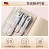 Cortauñas traje set individual herramientas cortauñas gris uña mujer hogar oblicuo cortauñas set de manicura