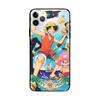 Capa de Celular Luffy Desenho Animado 17Promax Capa Protetora Iphone12 11 Adequada para Apple X Anime 8P Macia Totalmente Inclusiva