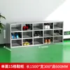 Gabinete para Zapatos Multicompartimento de Acero Inoxidable 304 de Fábrica Laboratorio Taller Libre de Polvo Vestuario Taquilla Gabinete de Doble Cara con Puerta