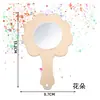 Espejo Pequeño de Madera DIY Exterior Hecho a Mano Forma Especial Lente Asimétrica Día de la Mujer Actividad Infantil Productos Hechos a Mano