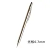 Placa Metálica de Acero Inoxidable Portaplumas Lápiz 0.3 0.5 0.7 0.9MM Dibujo Mecánico Estudiante Lápiz Mecánico Mayoreo