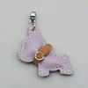 Chaveiro de Filhote de Couro Genuíno Feito à Mão Cordão Anti-Perda Pingente Chaveiro de Carro Bulldog Francês Chaveiro de Corda Trançada