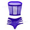 Ropa interior sexy de dos piezas para mujer nueva jacquard de malla sexy cadera ropa de red comercio exterior w305