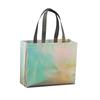 [Laser Colorido] Bolsa de Mão de TNT com Cabo Longo Embalagem Personalizada Bolsa de Compras para Loja de Sapatos Femininos Bolsa de Presente