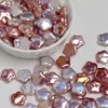 Perla Imitación ABS Dingyi Dos Tonos Barroco Luna Fría Chapado Estrella de Cinco Puntas Irregular Cuentas Sueltas Pulsera DIY Accesorios de Joyería
