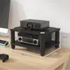 Gabinete de TV Simples Multifuncional Gabinete de Alto-falante Suporte para Amplificador Pés Suporte AV Rack com Amortecimento de Vibração Suporte hifi CD