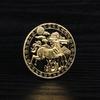 Europa y Estados Unidos monedas de constelación guardiana de la suerte regalos navideños chapadas en oro plata antigua monedas conmemorativas de las doce constelaciones monedas de oro moneda extranjera