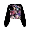 Moda Kpop Cazador de Demonios Niños Sudadera con Capucha de Caja de Superman Sudaderas Cortas Ropa Suave de Invierno para Niños Dibujos Animados Con