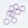 8751 Pintura en Aerosol Círculo Doble Anillo de Conexión Colorido Accesorios para Joyería Hechos a Mano DIY Anillo Cerrado Círculo Colorido