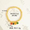 Pulsera de la Suerte Sha Jin Nafu Ping An Todas las Combinaciones Temperamento de Alta Gama Lujo Ligero Estilo Chino Joyería Pulsera no se decolora por mucho tiempo