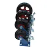 Ruedas de Goma Maciza de Alta Resistencia en Stock, Ruedas Giratorias con Frenos de Carga Pesada, Fabricante de Ruedas para Carros