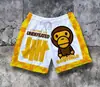 Shorts Camuflados Retro Europeos y Americanos con Estampado de Mono, Impresión Digital 3D, No se Desvanecen, Pantalones Deportivos Casuales de Moda Urbana