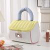 Bolsa de Maquiagem Fofa em Formato de Casinha com Grande Capacidade para Organizar Produtos de Skincare, Bolsa de Armazenamento Portátil para Viagem, Necessaire Espessa