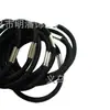 4mm Hebilla de Cuero Bueno Cinta para la Cabeza de Banda de Goma Hebilla de Hierro para Tarjeta Cuerda Elástica Banda de Goma Hebilla de Caballo Paquete de Cabello Banda de Goma Accesorios para la Cabeza