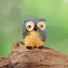 Nuevos Adornos Pequeños de Resina de Búho Decoración de Micro Paisaje Paisajismo Bonsái Planta Verde Artesanía Creativa Transfronteriza de Resina