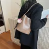 Bolsa Pequena Color Sólida da Moda Tendência para Mulheres Outono Retrô 2025 Nova Versátil de Ombro Transversal Tendência Bolsa Saco