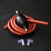 Tubo de drenagem para bandeja de chá de grau alimentício com esfera de cobre absorvente, tubo de esgoto de silicone, tubo de saída para mesa de chá, acessórios para conjunto de chá kung fu