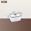 Bolsa de Plástico Transparente a Prueba de Humedad Caja de Almacenamiento para Mantener Fresco Adecuada para Refrigerador Horno de Microondas Tanque de Almacenamiento Sellado 380ml-7.2L
