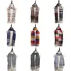 Cachecol de Lã Cashmere Xadrez Comércio Exterior Mais Vendido Europeu e Americano Britânico Com Franjas Cachecol Xadrez Unissex Outlet de Fábrica
