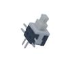 Interruptor de Botão de Pressão Não Travante Transfronteiriço 5.8*5.8 Interruptor de Botão Travável de Cabeça Plana de Linha Única 7X7 Interruptor Autotravante 8.5