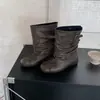 Botines cortos de calle para chica, dulces y geniales, de piel auténtica, con lazo y hebilla de cinturón, botines de ballet, botines vintage arrugados y apilados desgastados