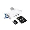 Leitor de Cartão 6 em 1 USB/Tipo-C/Micro Multi-Interface Neutro Leitor de Cartão SD/TF Adequado para Celulares e Computadores