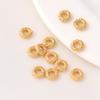 Anillo de nube auspiciosa protector de color oro antiguo de 18K mini cuentas espaciadoras pulsera diy hecha a mano pulsera cuentas anillo de vida material de joyería