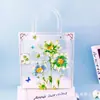 Bolsa Tote Transparente de Plástico PP Fosco Bolsa de Presente de Noivado de Alto Padrão Embalagem de Presente de Aniversário de Bebê Bolsa de Presente