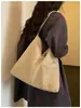 Bolso grande casual para mujer, nuevo diseño de moda otoño e invierno 2026, bolso de tela, bolso de hombro, gran capacidad, adecuado para la escuela y el trabajo, bolso cruzado