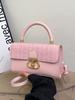 Bolsa Feminina Exquisite Pequena Bolsa Luxo Acessível 2025 Tendência Nicho Padrão Crocodilo Casual Bolsa Tiracolo Pequena Quadrada para Mulheres