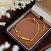 2026 Nuevo Modelo Xiaohongshu Tendencia Estilo Familia Zhou Año del Pez Pulsera de Filigrana de Oro de Arena Vietnamita Pez Amarillo Joyería